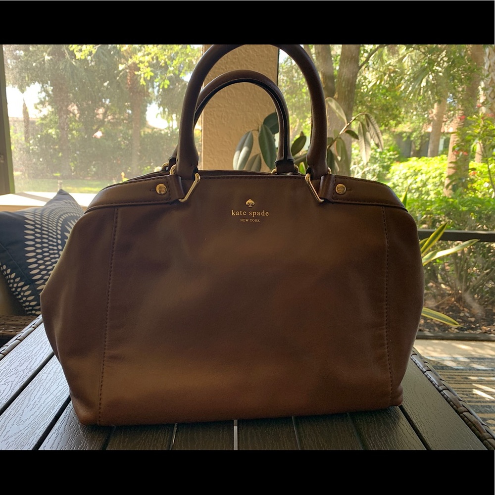 Kate Spade Dark Brown Leather Handbag